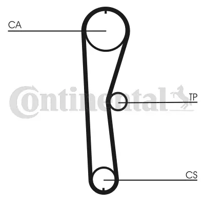 CONTITECH CT824 Triger Kayısı Subaru 1276180C00 13028KA021