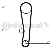 CONTITECH CT824K1 Triger Seti Subaru 1176163E00 1276163E00 1276180C00 1281082000 1281082001 1281082002 1281082003 13028KA021