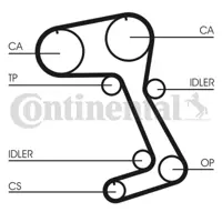 CONTITECH CT831 Triger Kayısı 6842469