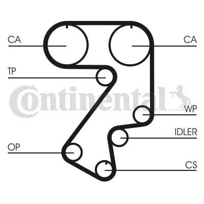 CONTITECH CT859 Triger Kayısı Toyota 1356879105