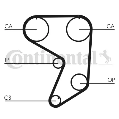 CONTITECH CT900 Triger Kayısı Toyota 1356849015