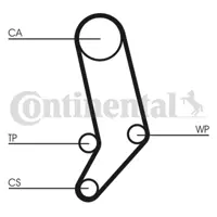 CONTITECH CT939WP1 Su Pompalı Triger Seti 23121004 23121004V 23121004X