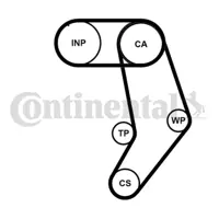 CONTITECH CT939WP7PRO Su Pompalı Triger Seti 23121004 23121004V 23121004X