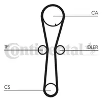 CONTITECH CT954K1 Triger Seti Honda 14320P5TG00 14325P5TG00 14400P5TG00 14510P5TG00 14510P5TG01 14520P5TG00 FS112401 GTB2003 GTB2004 LHN10029 LHP100390 LHP100550 LHP100550L LHV100120 MVF10001