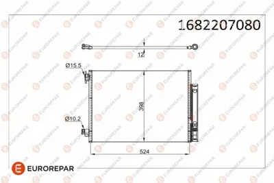 PSA 1682207080 Erp Klima  Radyatoru Clıo Iv 15 Dcı 2012 Symbol  301300 1682207080