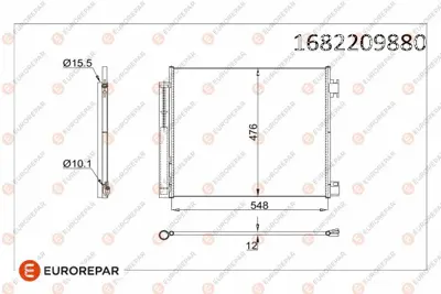 PSA 1682209880 Erp Klima Radrenault Kadjar Nıssan Qashqaı Iı 1682209880