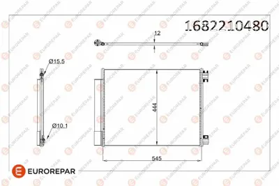 PSA 1682210480 Erp Klima Radyatoru Megane Iv 12 Tce16 Dcı 15 1682210480