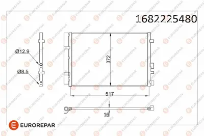 PSA 1682225480 Erp Klima Radyatoru Hyundaı I20 Iı  1682225480