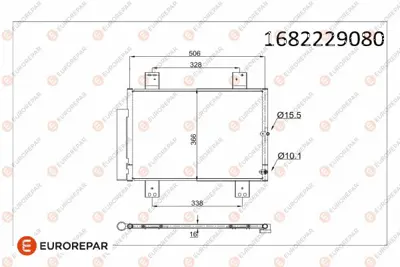 PSA 1682229080 Erp Klima Radyatoru Daıhatsu Terıos (J2) 1682229080