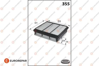 PSA 1682256280 Erp Hava Filitresi Renault Kadjar 15 1682256280