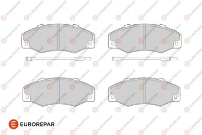 PSA 1686276080 Erp Fren Balatası On (122mm) R21 Concorde  90 (Tamır Takım Kıt) Gdb903 1686276080