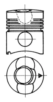 KOLBENSCHMIDT 92334800 Pıston+segman Pıston Suıtable F. Deutz 120,00 2402148 2910321