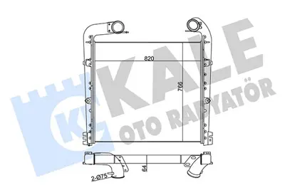 KALE 349325 Intercooler Radyatoru Scanıa P,G,R,T Serıler 2004 Ve Sonrası 