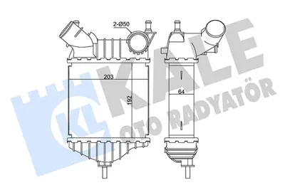 KALE 352350 Turbo Radyatoru 