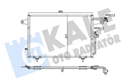 KALE 353040 Klima Radyatoru 