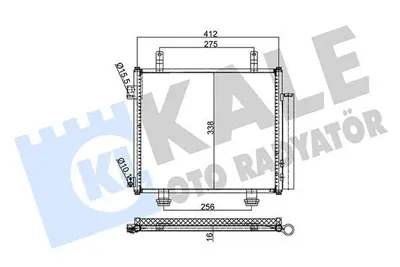 KALE 354040 Klima Radyatoru 