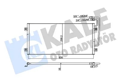 KALE 350355 Kondenser Man F 2000 