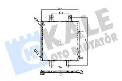 KALE 354045 Klima Radyatoru 