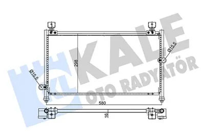 KALE 354050 Klima Radyatoru 