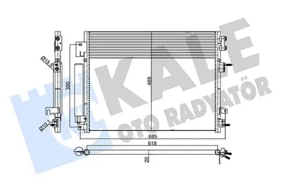 KALE 357985 Kondenser 