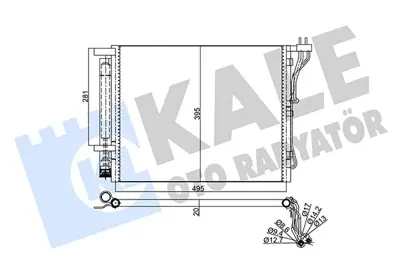 KALE 358010 Kıa Optıma 2.0 12- 