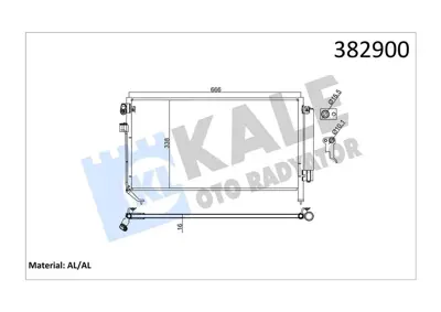 KALE 382900 Condenser Forester 667x389x16 7320SA000 73210FC021 73210FG000 73210SA000 73210SA010 73210SA011 73210SA012 73210SA020 73210SA030 73210SA031