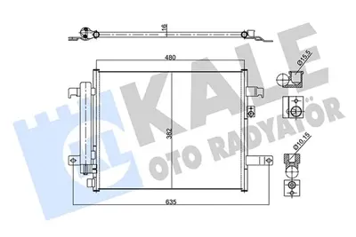 KALE 358725 Mazda Mx-5 Iv 1.5 15- 2.0 15-/ Mx-5 Rf Targa 1.5 17- 2.0 16- 