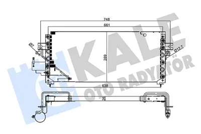 KALE 357920 Nıssan 100nx 1.6 1.6 Sr 2.0 Gtı / Sunny Iıı 1.3 1.4 Lx 1.4/1.6i 1.8/2.0 Gti 1.7/2.0 D 91-20; (Kurutu 