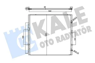 KALE 357995 Klima Radyatoru Toyota Land Cruıser Prado 4.0 02-10 