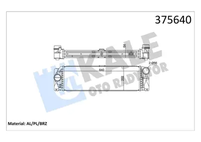 KALE 375640 Turbo Interkol Radyatoru Spr907 Om651 9075011600 A9075011600