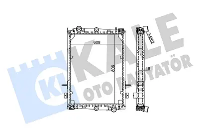 KALE 351380 Motor Radyatoru  Cercevelı Daf Cf 65-Cf 75-Cf 85 