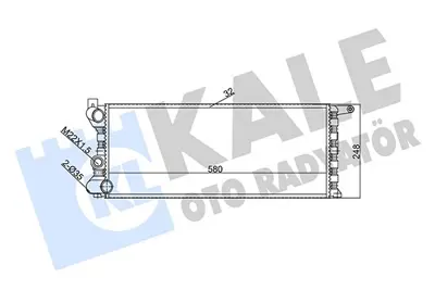 KALE 351910 Motor Radyatoru 