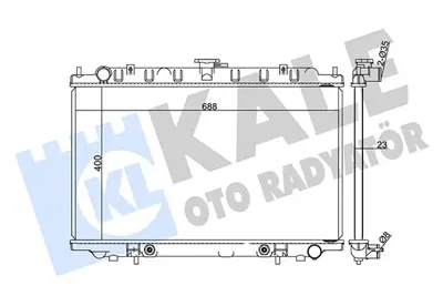 KALE 370500 Radyator I30 400x688x22 214100L700 214100L710 214100L715 214100L800 214100L810 214100L815 214102Y000 214102Y600 214102Y603 214102Y607