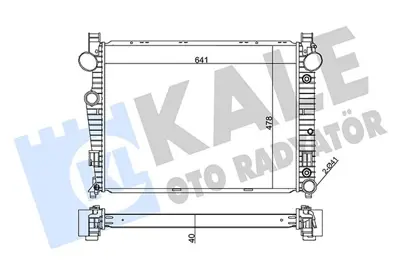 KALE 360700 Motor Su Radyatoru S-Class W220 98>05 1063106 2105000003 2105000903 2115000102 2115000103 2115000802 2115001302 2115002302 2115003202 2115003702