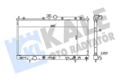 KALE 347970 Motor Radyatoru 