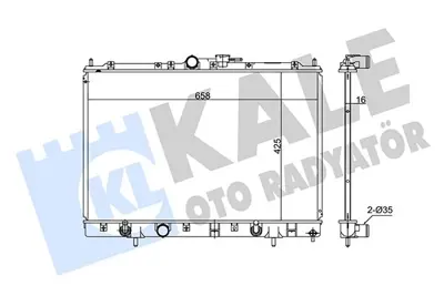 KALE 347980 Motor Radyatoru 