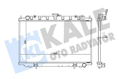 KALE 348405 Motor Radyatoru 