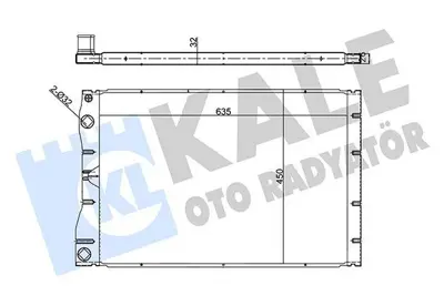 KALE 351880 Motor Radyatoru 