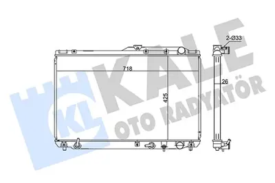 KALE 348155 Motor Radyatoru 