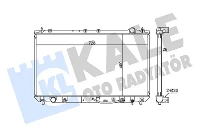 KALE 348160 Motor Radyatoru 