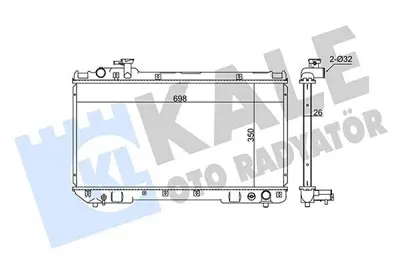 KALE 351915 Motor Radyatoru 