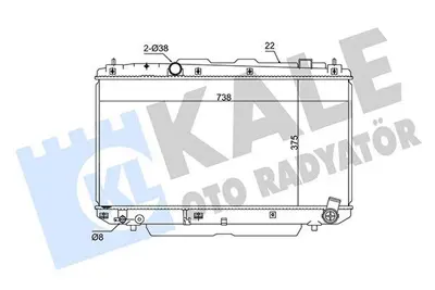 KALE 351825 Motor Radyatoru 