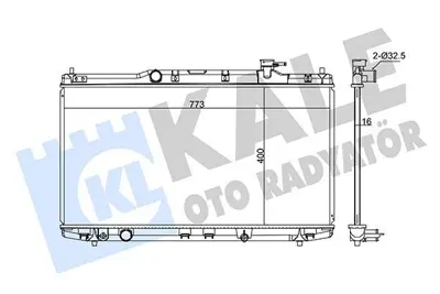 KALE 347705 Motor Radyatoru 