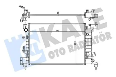 KALE 356315 Radyator 