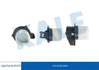 KALE 351570 Kalorıfer Motoru Fıat 500 500c Panda 0.9 1.2 1.3 Multıjet 12> 100w 