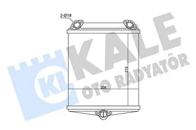 KALE 360195 Kalorıfer Radyatoru S-Class W126 85>91 C126 85>91 