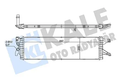 KALE 362665 Motor Radyatoru Transporter T7 16> 2.0tdı Cxga Cxgb Cxhb 7E0121212A