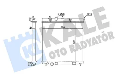 KALE 362805 Peugeot 207 1.4/1.6 16v 07<13 ; 208 1.6 1.6gtı 12=> - Cıtroen C3 Iı ; Ds3 1.4/1.6 Vtı 1.4lpg 09=> (T 