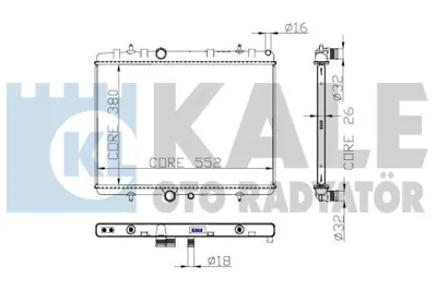 KALE 2048011AB Motor Radyatoru 