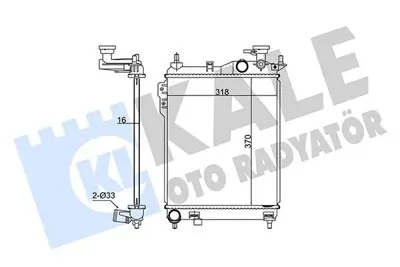 KALE 348330 Motor Radyatoru 1283076 253101C200 253101C206 67093 8MK376754491